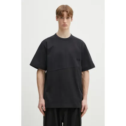 Zdjęcie Y-3 t-shirt Vented Short Sleeve Tee męski kolor czarny gładki JC6396