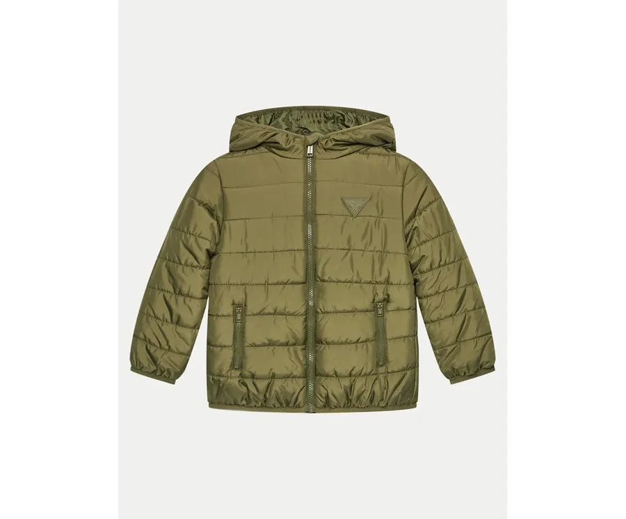 obrazek 1 Guess Kurtka puchowa H4BJ10 WCFM0 Zielony Regular Fit