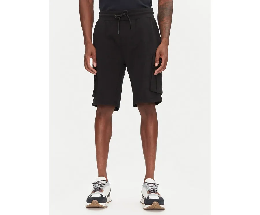 obrazek 1 Aeronautica Militare Szorty sportowe 251BF025F459 Czarny Regular Fit