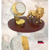 Zdjęcie Unikatowy podgrzewacz do alkoholu z figurką lwa na prezent