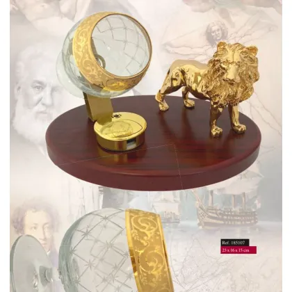 Zdjęcie Unikatowy podgrzewacz do alkoholu z figurką lwa na prezent