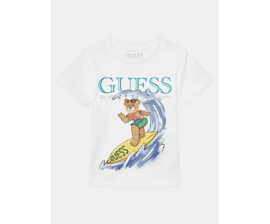 obrazek 1 Guess T-Shirt N5GI04 K8HM4 Biały Regular Fit