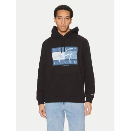 Zdjęcie Tommy Jeans Bluza Dna Flag Twist DM0DM21100 Czarny Regular Fit