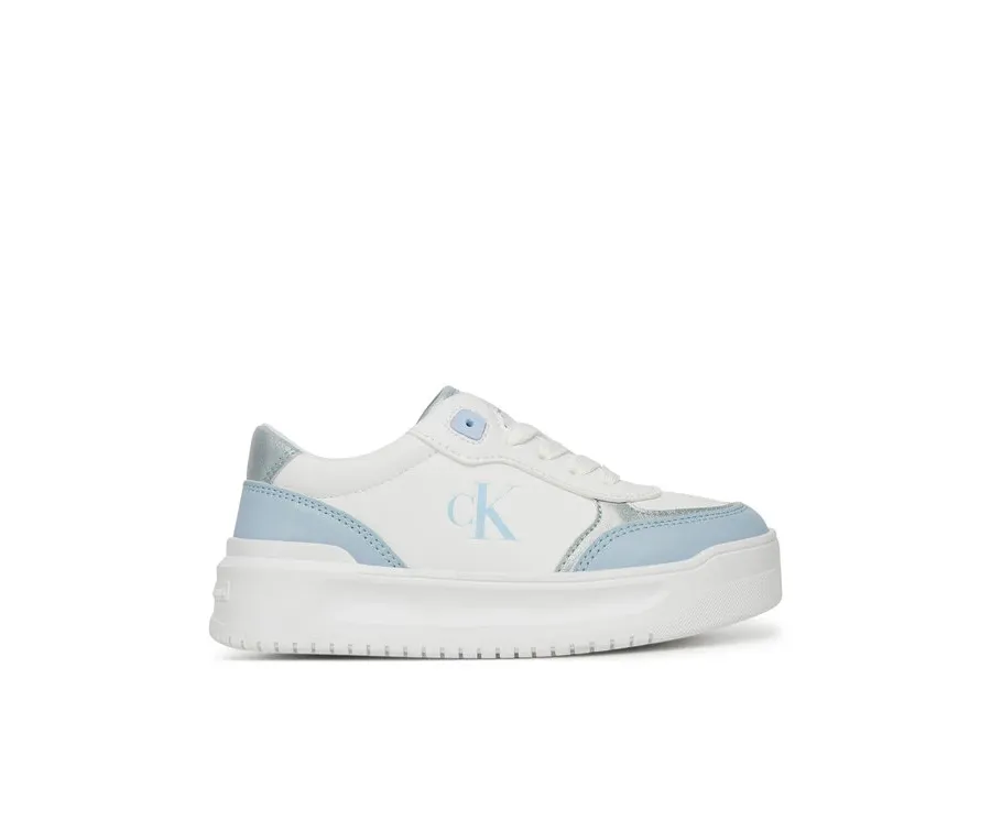 obrazek 1 Calvin Klein Jeans Sneakersy Low Cut Lace-Up V3A9-82020-1355 Biały
