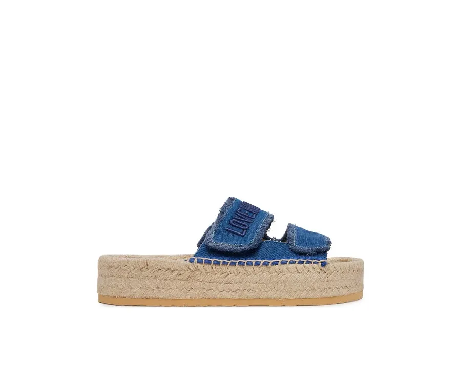obrazek 1 LOVE MOSCHINO Espadryle JA28383G0MJO5700 Niebieski