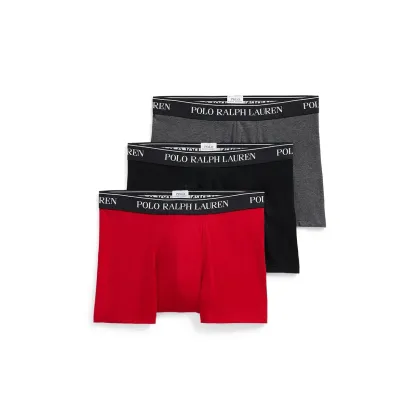 Zdjęcie Polo Ralph Lauren bokserki 3-pack męskie kolor czerwony 714830299