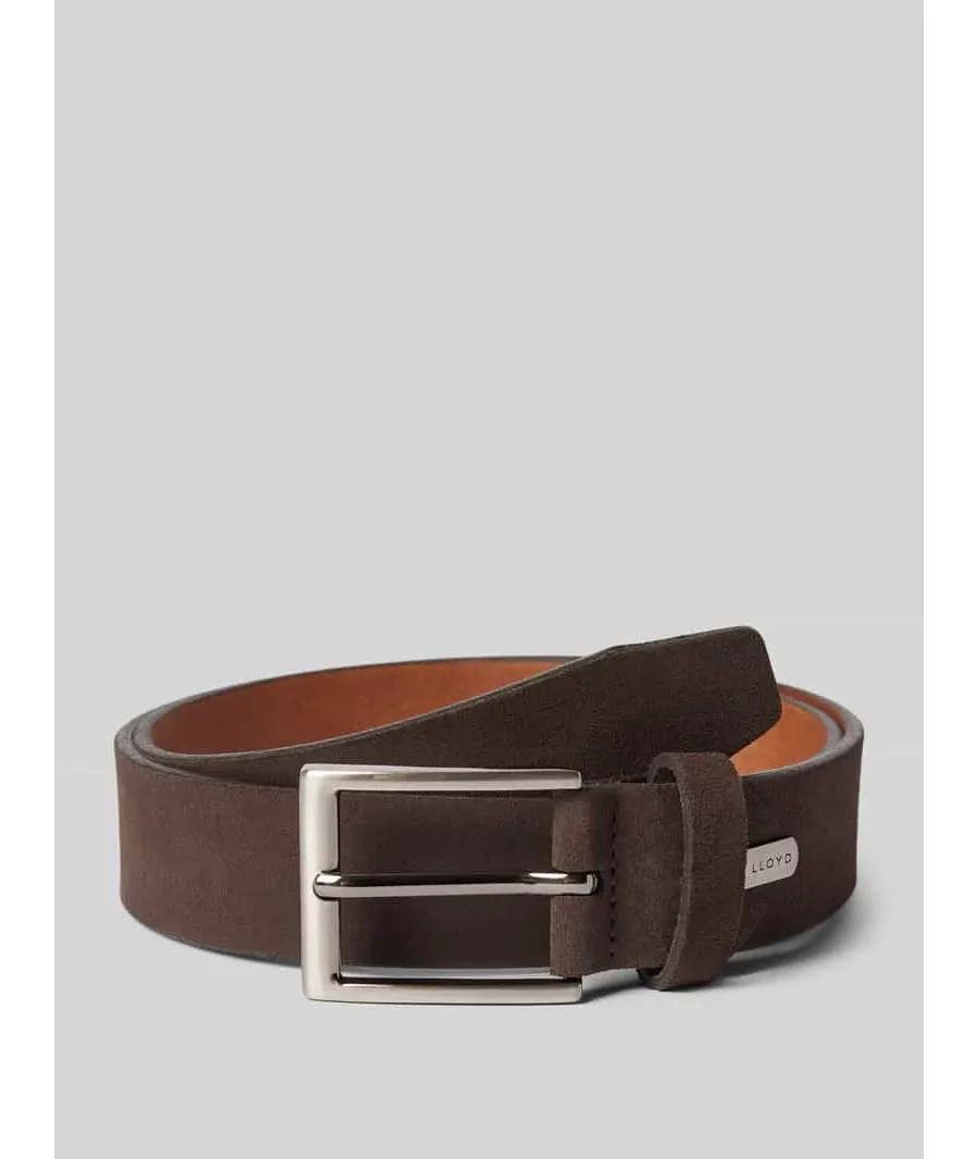 obrazek 1 Pasek skórzany z aplikacją z logo