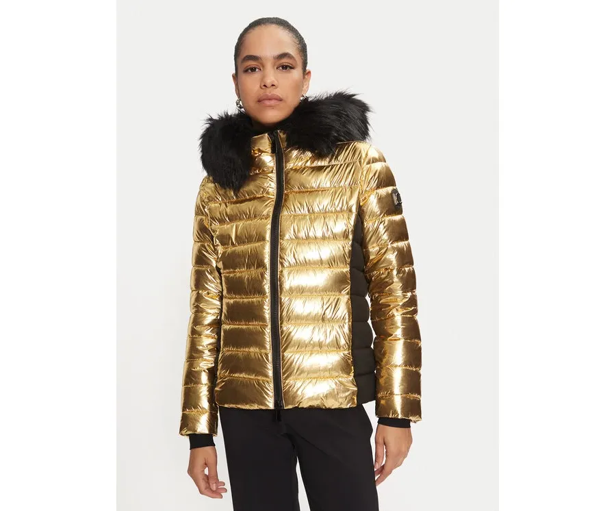 obrazek 1 LOLA CASADEMUNT Kurtka zimowa LF2401008 Złoty Regular Fit