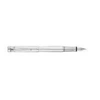 Picture A unique silver fountain pen plated with rhodium - Waldmann