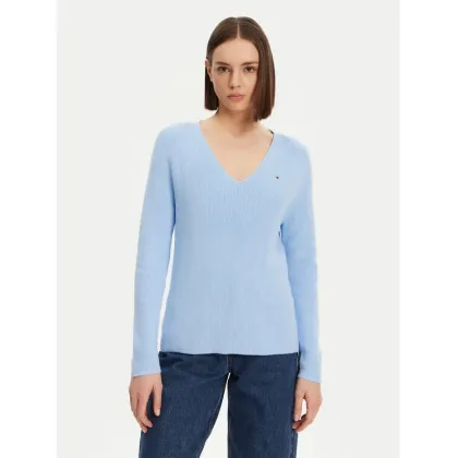 Zdjęcie Tommy Hilfiger Sweter WW0WW44452 Niebieski Regular Fit