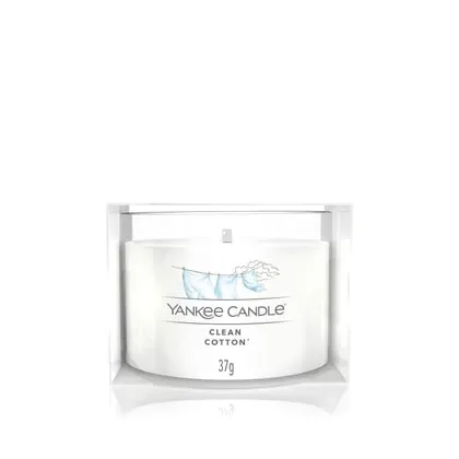 Zdjęcie Yankee Candle Clean Cotton Filled Votive Świeca zapachowa 37 g