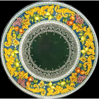 Zdjęcie Stylowy blat z lawy wulkanicznej zdobiony bogatym ornamentem – Ceramiche Valchida