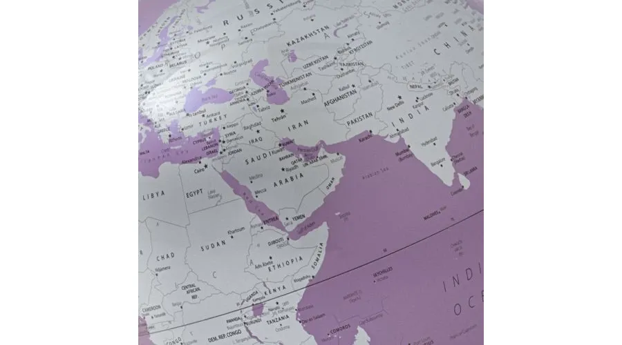 picture 2 Atmosphere 30 cm Full Circle Vision amethyst Globe