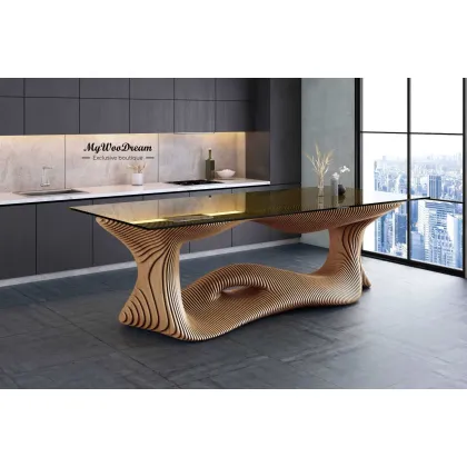 Zdjęcie Luksusowy stół jadalniany ze sklejki