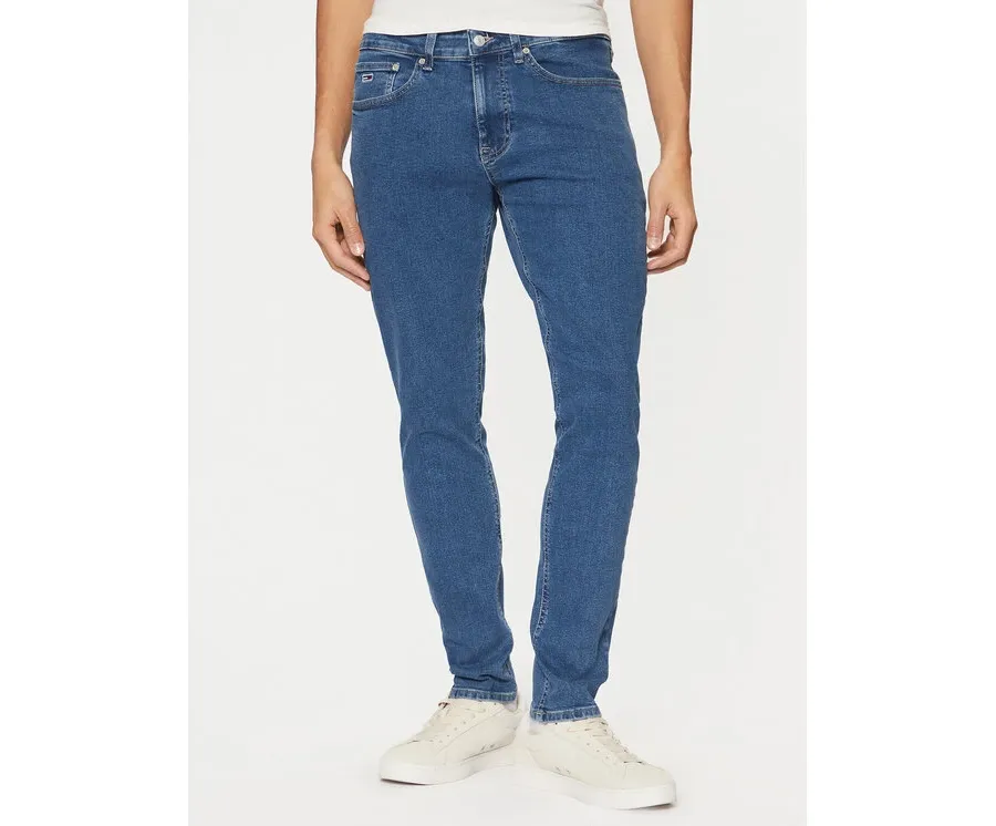 obrazek 1 Tommy Jeans Jeansy Austin DM0DM21134 Niebieski Slim Fit