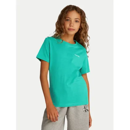 Zdjęcie Calvin Klein Jeans T-Shirt IU0IU00683 Zielony Regular Fit