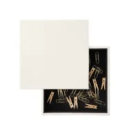 Zdjęcie Stylowy pojemnik na spinacze Minerva White