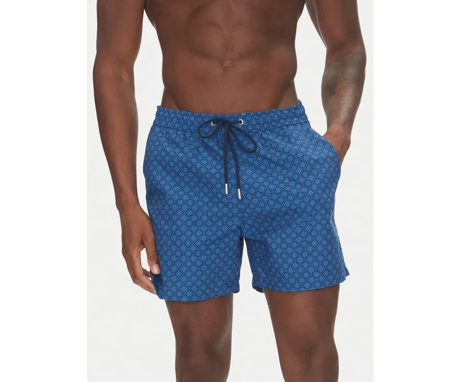 obrazek 1 HOM Szorty kąpielowe Hendaye 402935 Niebieski Regular Fit