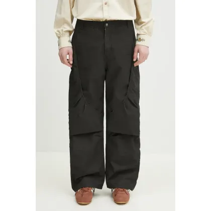 Zdjęcie Andersson Bell spodnie Arc Shirring męskie kolor czarny proste apa791m