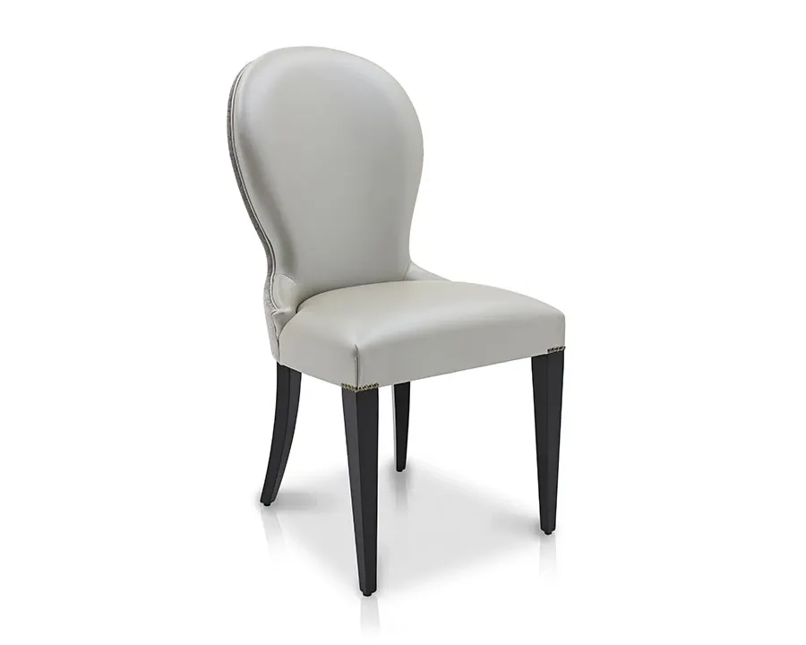 obrazek 1 Eleganckie krzesło skórzane w stylu współczesnym - Sevensedie