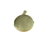 Picture A round pendant with a photo of the Italian manufacturer