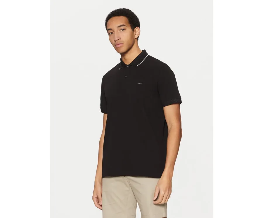 obrazek 1 Calvin Klein Polo K10K114141 Czarny Regular Fit