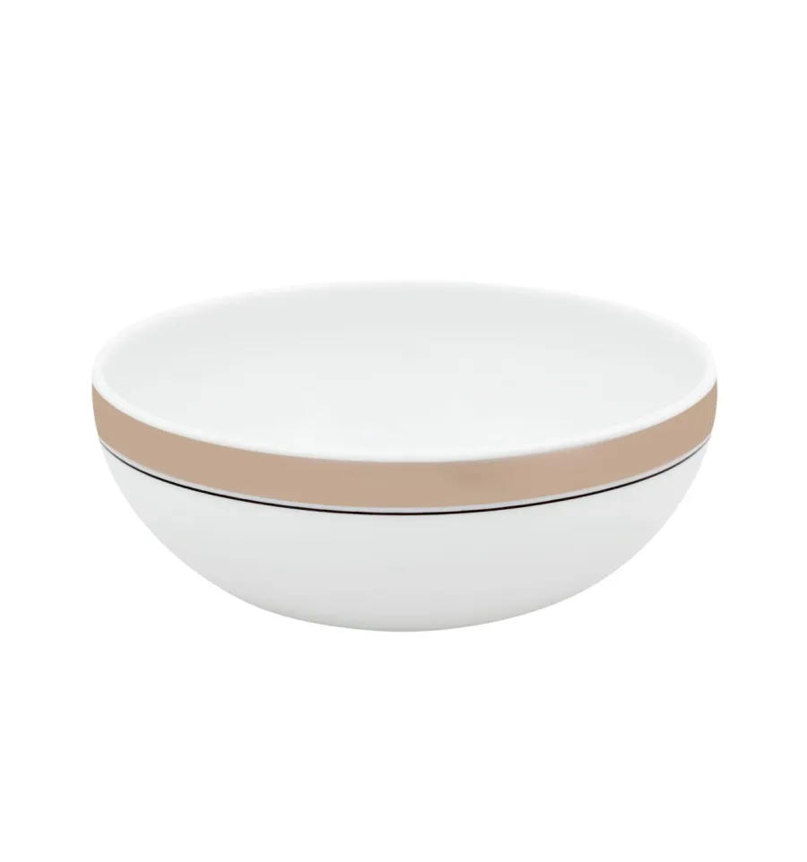 obrazek 1 Klasyczna porcelanowa miska Domo Platinium z platynowym detalem - Vista Alegre