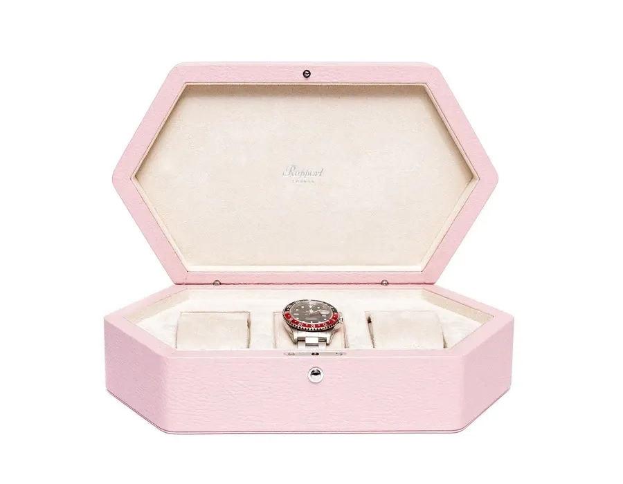 obrazek 1 Designerskie skórzane pudełko na 3 zegarki