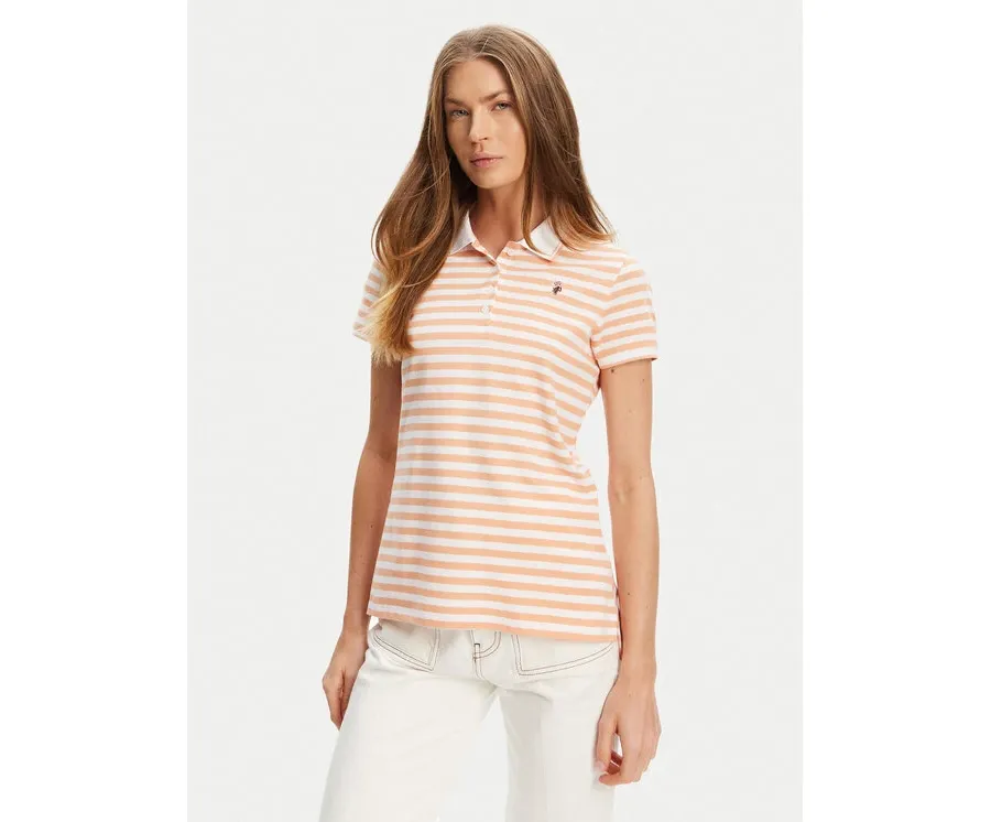 obrazek 1 U.S. Polo Assn. Polo WUP1310 Pomarańczowy Regular Fit