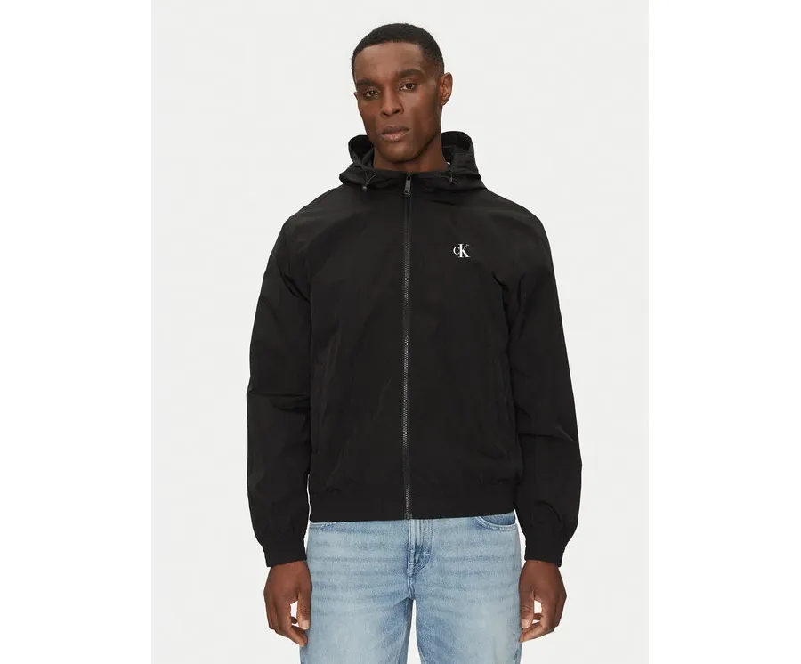 obrazek 1 Calvin Klein Jeans Wiatrówka J30J327254 Czarny Regular Fit