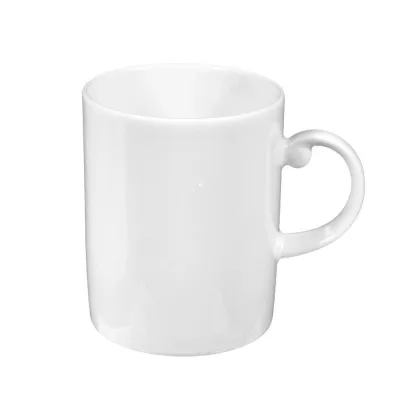 Zdjęcie Piękny porcelanowy biały kubek w stylu nowoczesnym z Niemiec - Seltmann Weiden