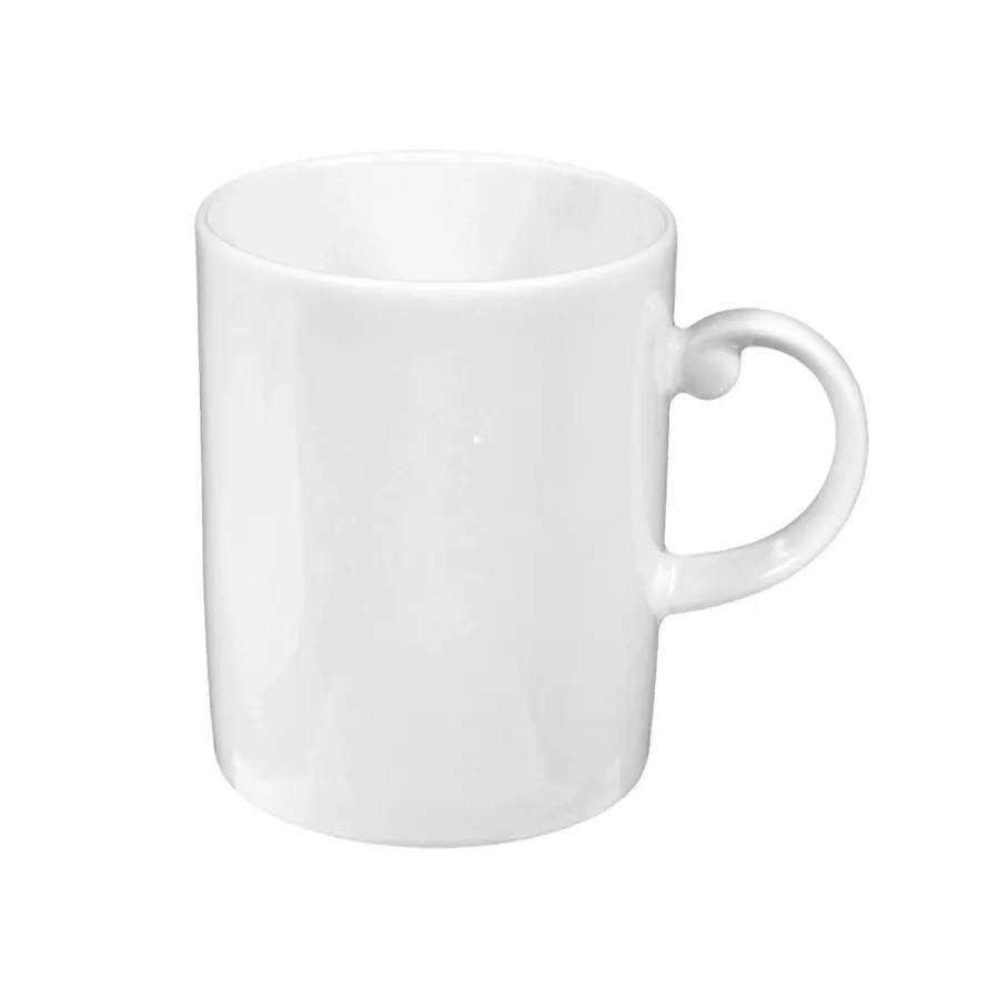 obrazek 1 Piękny porcelanowy biały kubek w stylu nowoczesnym z Niemiec - Seltmann Weiden