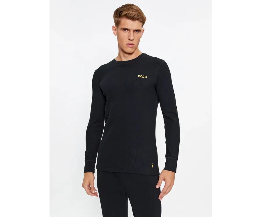 obrazek 1 Polo Ralph Lauren Koszulka piżamowa 714899615004 Czarny Slim Fit