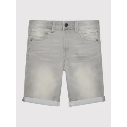 Zdjęcie NAME IT Szorty jeansowe 13150022 Szary Slim Fit