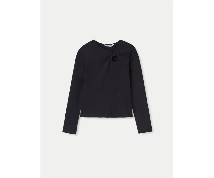 obrazek 1 Mayoral Bluzka 7011 Czarny Regular Fit