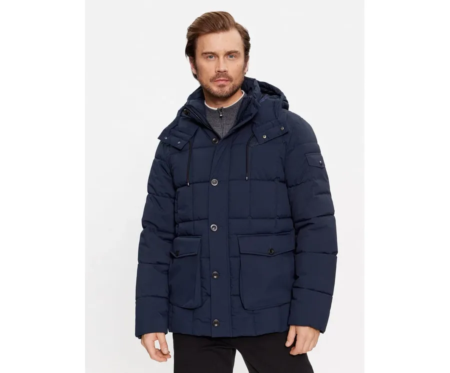obrazek 1 Aeronautica Militare Kurtka zimowa 232AB2109CT3149 Granatowy Regular Fit