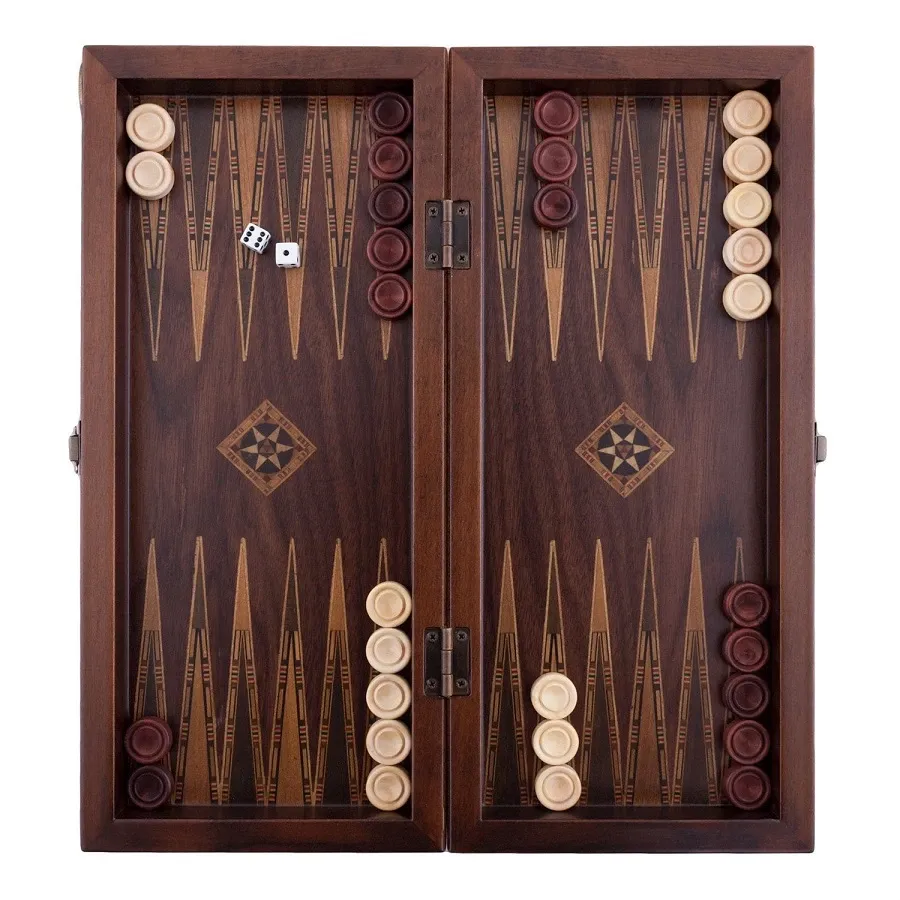 obrazek 2 Designerski komplet 35x15x5 cm do Backgammon - Helena Woodart