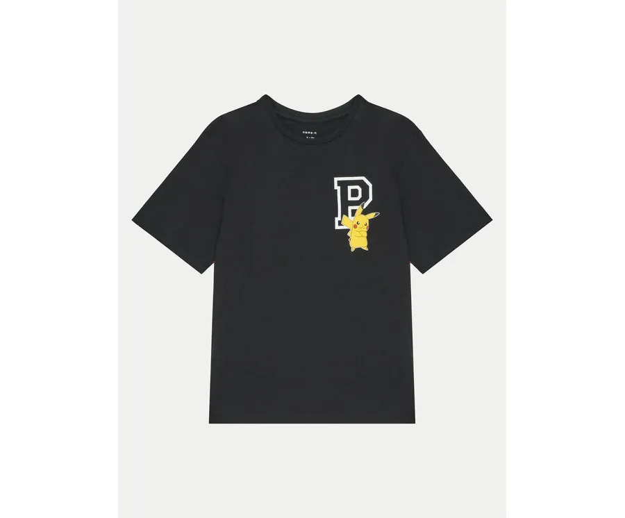 obrazek 1 NAME IT T-Shirt 13238582 Czarny Regular Fit