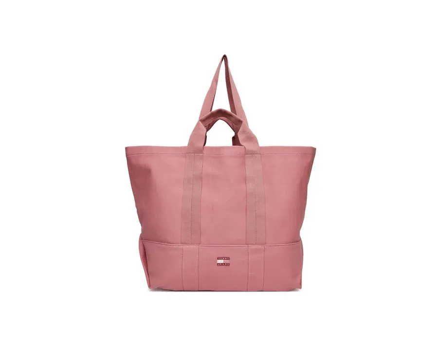 obrazek 1 Tommy Jeans Torebka Tjw Tote Edition Canvas AW0AW17542 Różowy