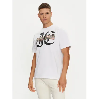 Zdjęcie Just Cavalli T-Shirt 76OAHG12 Biały Regular Fit