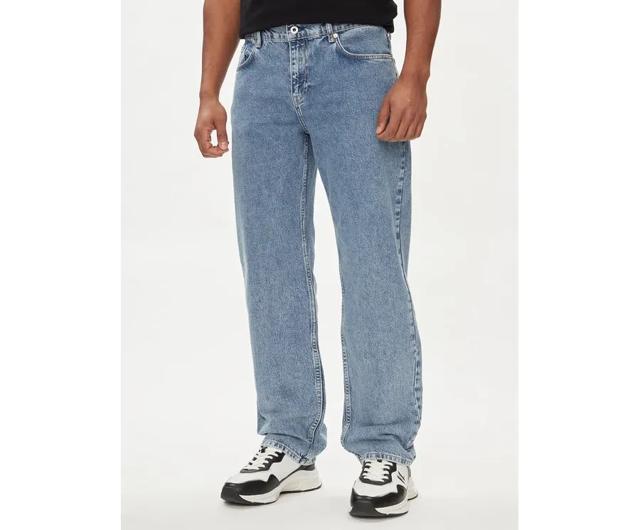 obrazek 1 Karl Lagerfeld Jeans Jeansy 241D1108 Niebieski Straight Fit