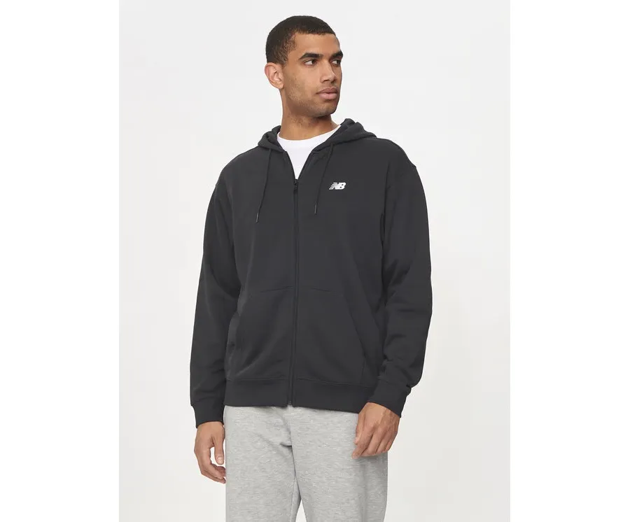 obrazek 1 New Balance Bluza Essentials MJ41501 Czarny Regular Fit