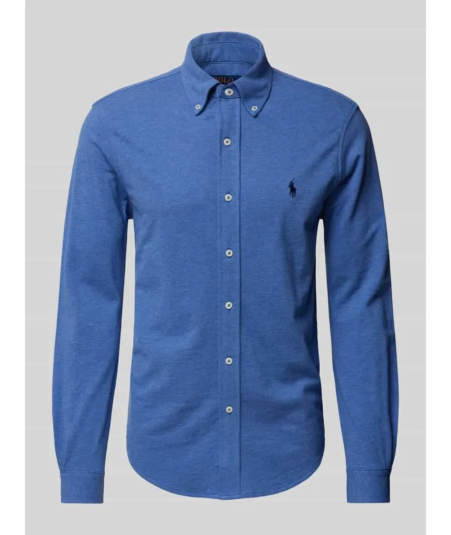 obrazek 1 Koszula casualowa o kroju regular fit z kołnierzykiem typu button down
