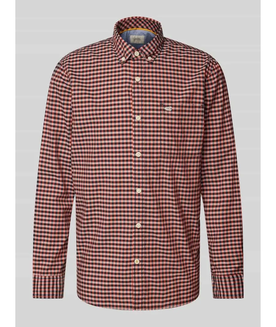 obrazek 1 Koszula casualowa o kroju regular fit z kołnierzykiem typu button down