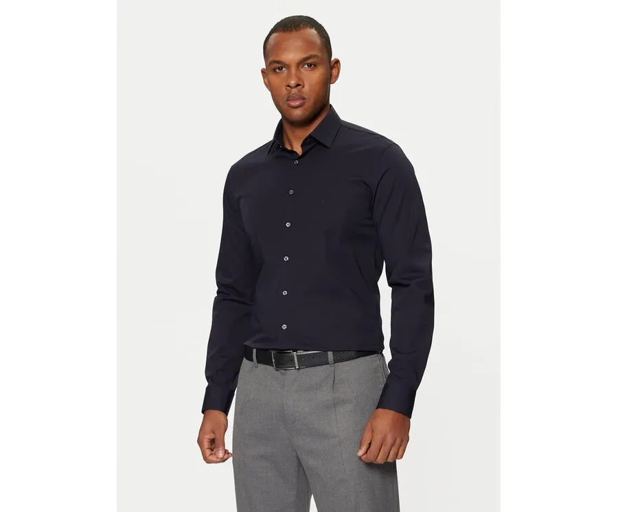 obrazek 1 Calvin Klein Koszula K10K108229 Granatowy Slim Fit