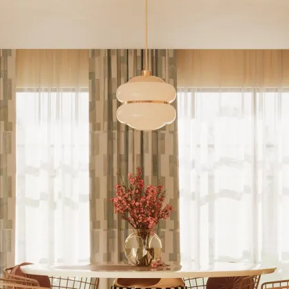 Zdjęcie Eklskluzywna lampa sufitowa vintage