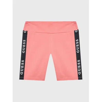 Zdjęcie Guess Szorty sportowe J3RD14 KABR0 Różowy Slim Fit