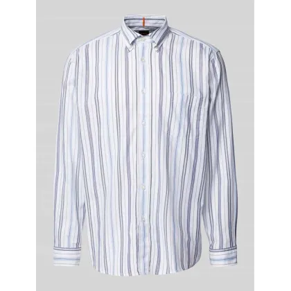 Zdjęcie Koszula casualowa o kroju regular fit z kołnierzykiem typu button down model ‘Lambey’