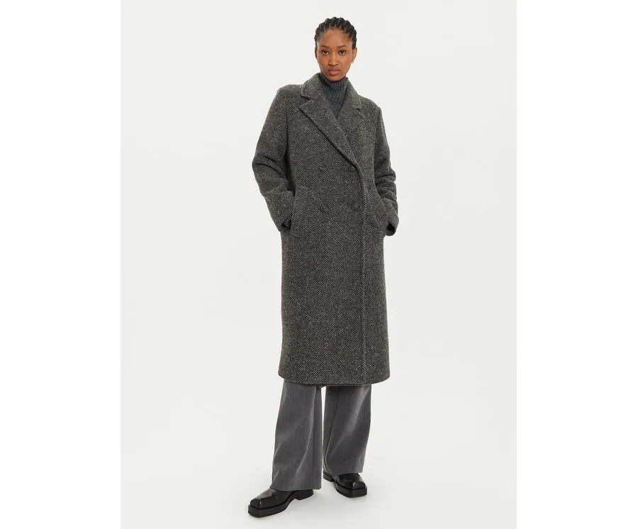 obrazek 1 Weekend Max Mara Płaszcz wełniany Corinto 2425016042 Szary Regular Fit