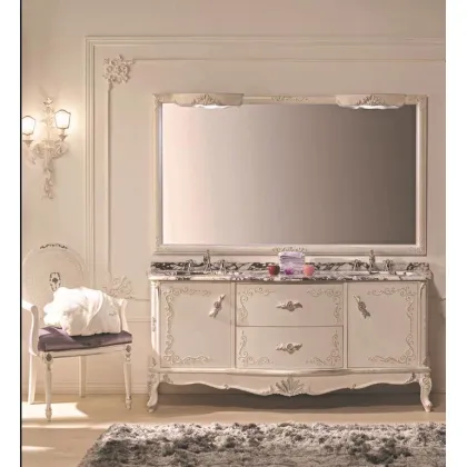 Zdjęcie Duże podświetlane lustro do łazienki